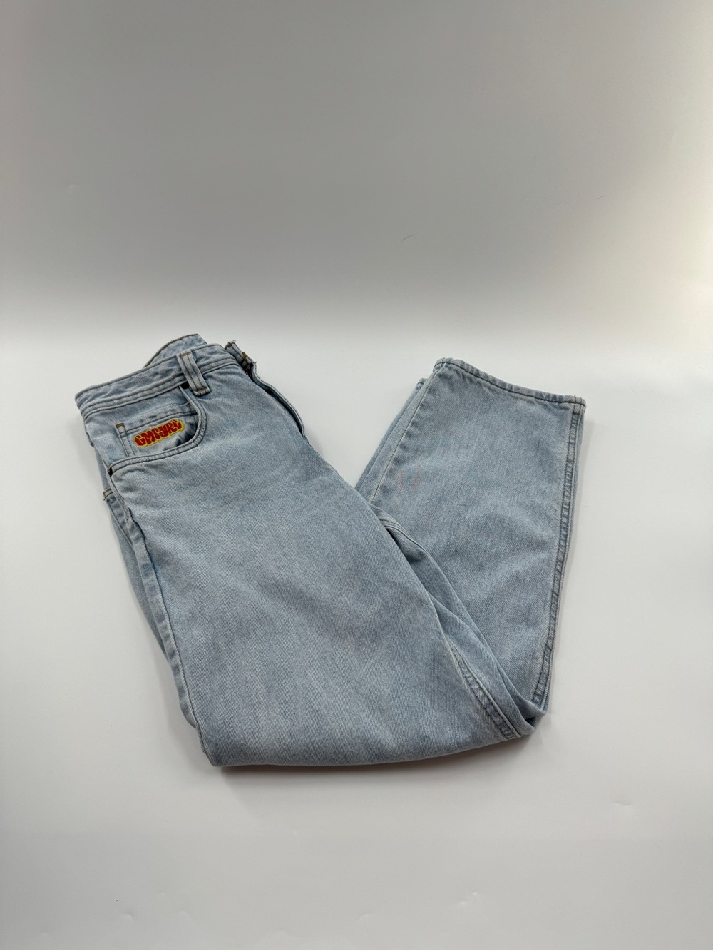 Empyre Women's Straight Leg Jeans Size 28 Light Wash High Rise Denim